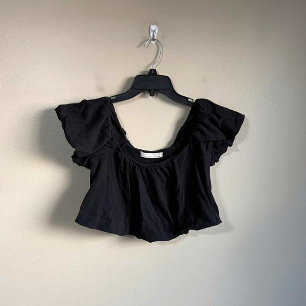 We the free by Free People XS black crop top